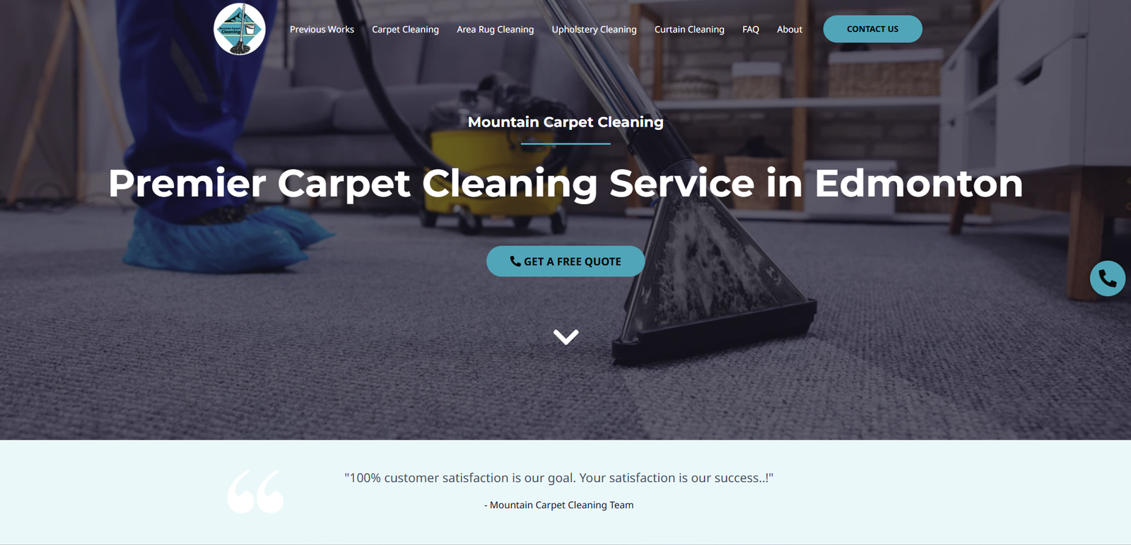 Cleaning Company Website