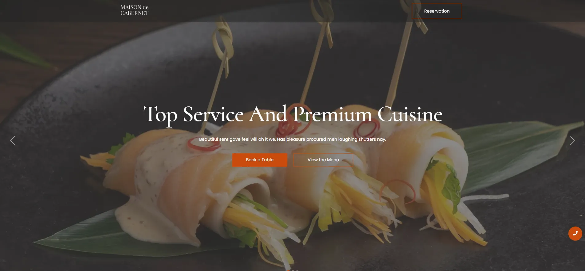 Restaurant Website